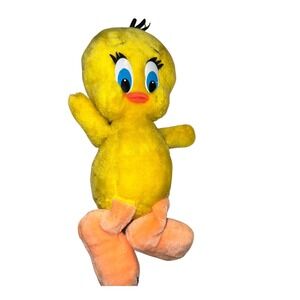 Vintage Tweety Bird Plush‎ Looney Tunes Warner Bros Stuffed Animal Toy 1971